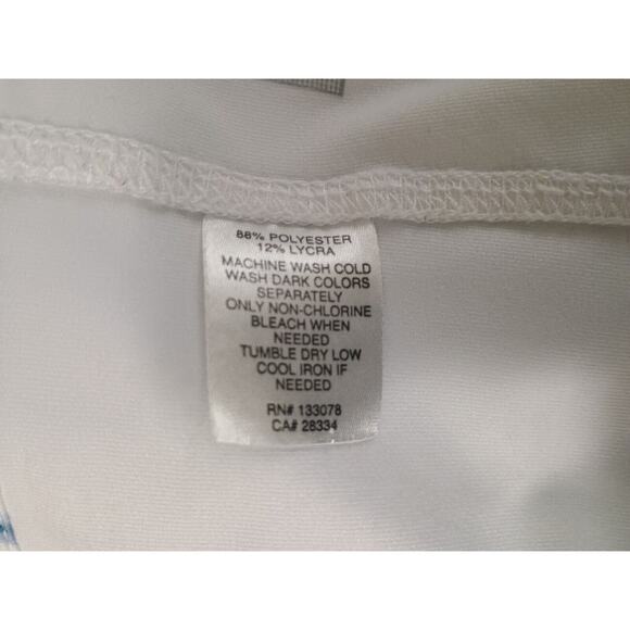 Lucky in Love Skort Women Large (12) Blue White Tier Tennis Golf Activewear Mini - Picture 6 of 6